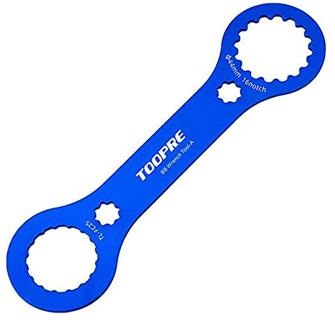 KEWAYO Multifunktionaler BB-Schraubenschlüssel, Tretlagerwerkzeug, Fahrrad-Tretlagerschlüssel, Aluminiumlegierung, BB-Installationsentferner, Reparaturwerkzeug