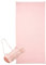 Sienna Grande Serviette de Plage pour Adultes en Microfibre avec Cordon de Serrage réglable et Absorbant, Sac de Voyage pour Salle de Sport, Camping, 71 x 152 cm, Rose pâle