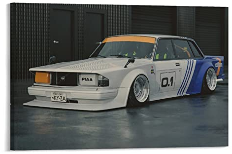Auto-Poster Volvo 240, dekoratives Gemälde auf Leinwand, Wandkunst, Wohnzimmer, Schlafzimmer, 20 x 30 cm