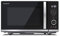 SHARP QS204AEB Mikrowelle (Mikrowelle: 800W, 10 Leistungsstufen, Auftaufunktion, Abmessungen: 457x272x379cm), schwarz
