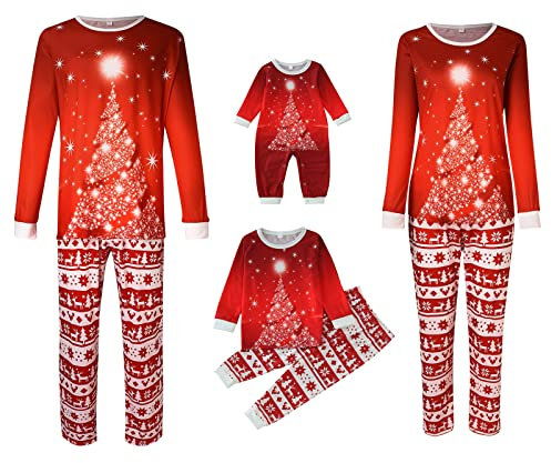 Kobilee Pigiama Natale Famiglia Pile Invernale Grinch Pigiama Natalizio Cotone Caldo Due Pezzi Pigiama Natale Famiglia Manica Lunghe Comode Curvy Pigiama Famiglia Coordinati per Uomo Donna Bambino
