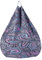 Treer Sitzsack Bezug ohne Füllung Kinder Erwachsene Sitzsackbezug mit Retro-Klassiker Paisley Muster Abnehmbarer Waschbar Sitzsack Außenbezug Spielzeug Aufbewahrungstasche (90x110cm,Veilchen)