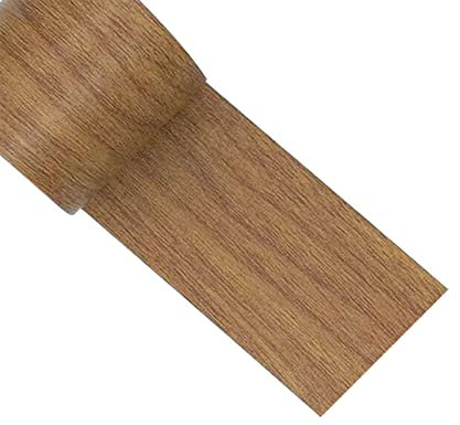 Pomrone Boden Holzoptik Klebeband, Möbelklebeband Holz Effekt Reparatur Klebeband, Laminat Möbel Reparatur Klebeband Für Tür, Tisch Und Stühle-Goldene Kamelholzmaserung (5,7cm457cm)