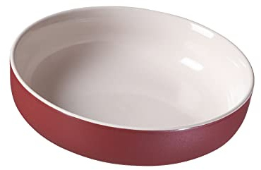 Ritzenhoff & Breker Schalen Jasper, Beere, 4er Set, ø 19 cm, 850 ml, Steinzeug, Schüsseln mit Soft-Touch-Haptik & farbiger Matt-Glasur