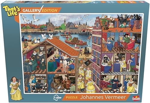 Goliath That's Life Gallery Edition: Johannes Vermeer, Puzzle mit 1000 Teilen für Kinder ab 7 Jahren