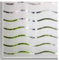 LEMON CLOUD Blickdicht Fensterfolie Statisch Haftend Sichtschutzfolie Selbstklebend Klebefolie Milchglasfolie Fenster Folie Dekofolie für Bad Küche Anti-UV Wellenmuster 75 x 400 cm