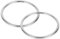 PATIKIL 3 Metallringe, 2 Stück 304 Edelstahl O-Ring Schwere glatte Ringe für Makramee, DIY Handwerk, Hardware, Schlüsselanhänger, Gürtel, Hundeleine, 5mmx80mm