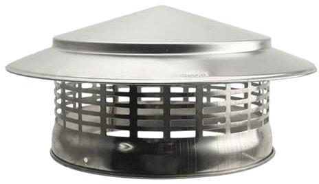 kowaku Chapeau de cheminée, installation facile, pour couvercle d'aération isolant à l'extérieur, Diamètre intérieur 200mm