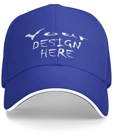 KYZMZC Custom Baseball Cap für Herren, personalisierbar, Personalisierte Baseballkappe, individueller Hut mit Ihrem Text
