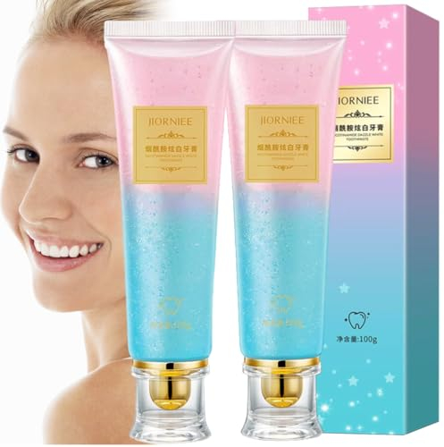 2 Stück Niacinamide Whitening Zahnpasta, Niacinamid Zahnpasta, Niacinamide Intensive Whitening Toothpaste, Niacinamide Zahnpasta für Empfindliche Zähne, Complete Care Zahnpasta Fresh Breath