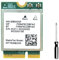 Giilayky MT7925 WIFI 7 Carte 5400Mbps M.2 Triple Bande 2.4G/5G/6G Bluetooth 5.3 Adaptateur de carte WiFi pour Win10/Win11 Linux