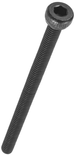 Kozelo 50 tornillos de cabeza hueca – [M2-0,4 x 35 mm] aleación de acero de óxido negro grado 12.9 tornillo hexagonal interno para impresora 3D muebles uso industrial, negro