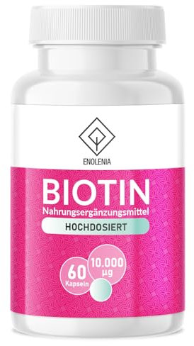Enolenia® Biotin - Für eine ausgewogene Ernährung - Nahrungsergänzungsmittel - vegane Kapseln