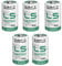 'Saft' 14250 LS14250 1/2AA 3.6V 1200mAh Lithium Battery half aa batteries Li-SOCL₂ Non-Rechargeable Battery for Dogwatch Dog Collar and Some of Movement Monitor/Home Security/Alarm (5 batteries)