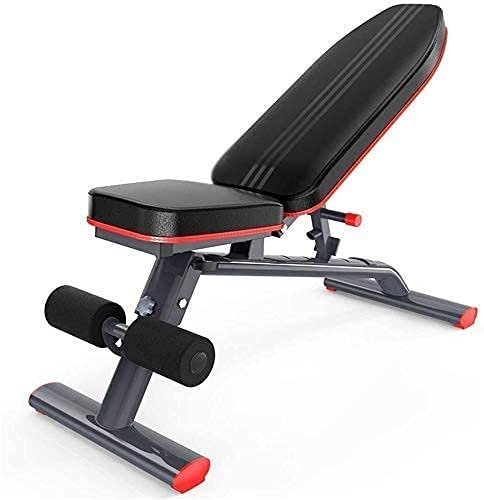 asdchZen Hantelbank Hantelbank Trainingsgeräte Fitnessbank Trainingsbank Verstellbare Hantelbank Hantelbank Hanteln Indoor Fitness Übung Bauchbank Übungen Hantelbank D