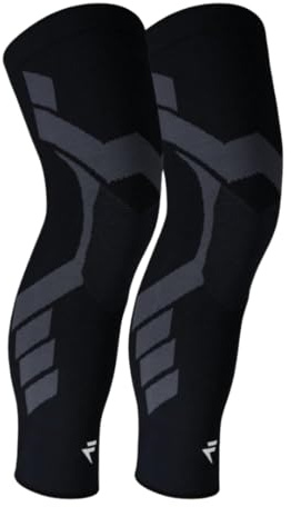 Flytex Maintiens de compression pour genoux et jambes V2 noir
