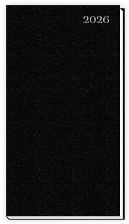TRÖTSCH - Taschenterminer schwarz 2026: Wochenkalender
