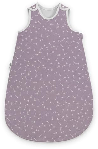 Ehrenkind® Baby Sommerschlafsack Rund | Bio-Baumwolle | Sommer Schlafsack Gr. 74/80 Flieder | Schlafsack Baby Schlafsack Kinder