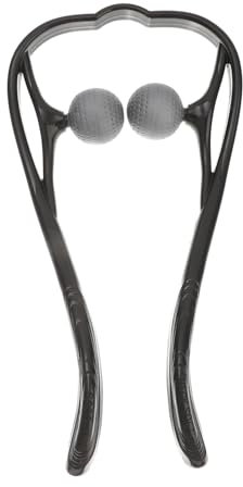 HOLIDYOYO Massaggiatore Manuale Per Collo Strumento Ergonomico Per Massaggio Cervicale Massaggiatore Leggero E Portatile Con Superficie Curva Rilassa Muscoli E Collo