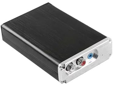 ZEPFJHE Decodificadores de tarjetas de sonido USB de aluminio con salida coaxial I2S, soporta 24 bits 192 KHz para televisores de PC, cajas y sistemas HiFi