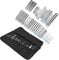 48Pcs Jig Saw Blades Set SK5 High‑Carbon Steel, HSS, With Storage Box, Cutting Wood, Metal, Aluminum, T118A, T218A, T318A in Storage Box/Cover