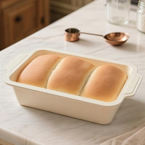 Silicone Loaf Tin with Frame: 24x13cm Nonstick Banana Bread Tin for Baking | BPA-Free Loaf Pan Oven & Freezer Safe - Silicone Bread Mould for Making Sourdough & Meatloaf - for Bakers & Baking Lovers