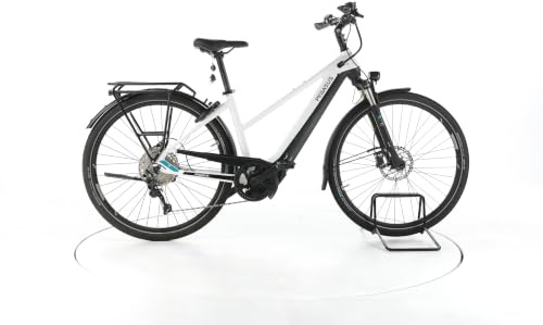 Pegasus E Bike Premio EVO 10 Lite Trekking E-Bike Damen 28 Zoll Elektrofahrrad, Bosch 85 Nm 750 Wh, 10 Gänge, Hydraulische Scheibenbremse 150-160 cm weiß (Generalüberholt)