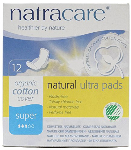 Natracare Ultra Pads with Wings | Super Absorbency | Pack of 12 X 4