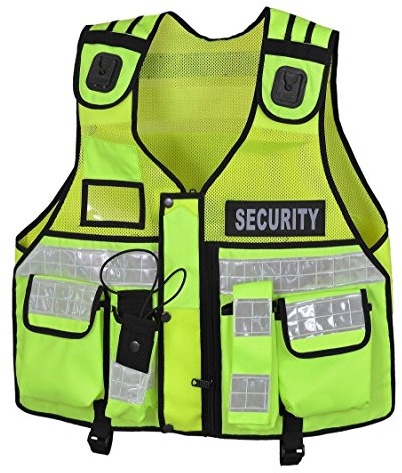 RAC3 Hi Viz Tactical Vest Dog Handler Security, Paramedic, Enforcement, Tac Vest (Yellow)