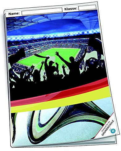 Hausaufgabenheft / für Grundschule / DIN A5 / 48 Blatt / Fußball