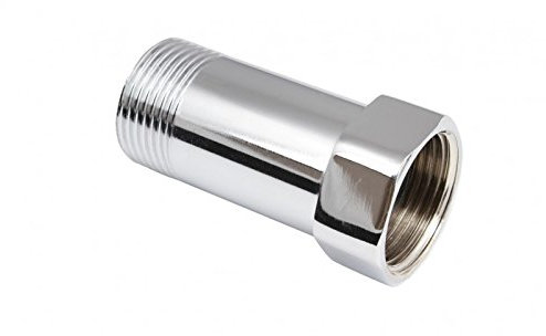 Chrome Water Tap Extension 3/4 Length 60mm BSP Thread Union Coupler Connector Adaptor Socket Brass Faucet Extension