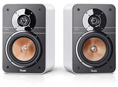 Teufel Ultima 20 - HiFi-Regallautsprecher, Kompakt & Leistungstark, Phase-Plug, Präziser Sound, 2-Wege-System, Bassreflex-Aufbau - Weiß