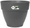Elho Vibia Campana Rond 40 - Pot De Fleurs pour Extérieur - Plastique 100% recyclé - Ø 39.0 x H 33.4 cm - Noir/Anthracite