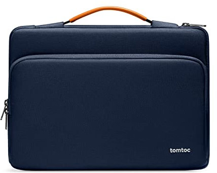 tomtoc 360° Tasche Hülle für 2024 13,5 Zoll Microsoft Surface Laptop 6/5/4, Surface Book, 14,4 Laptop Studio, Laptoptasche Sleeve Passt 14 ASUS ZenBook, 14 Lenovo IdeaPad, 14 Acer Swift 1/3