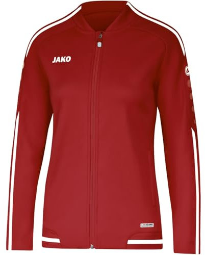 JAKO Damen Freizeitjacke Freizeitjacke Striker 2.0, chili rot/weiß, 38, 9819