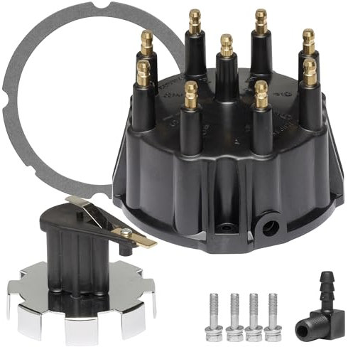 Thunderbolt Verteilerkappe und Auslöserrad Rotor-Kit mit Dichtung und Schrauben für Mercruiser 5.0, 5.7, 7.4, 8.2 5.0L 5.7L 7.4L 8.2L V8 Motoren 805759Q3, 805759T3 18-5935