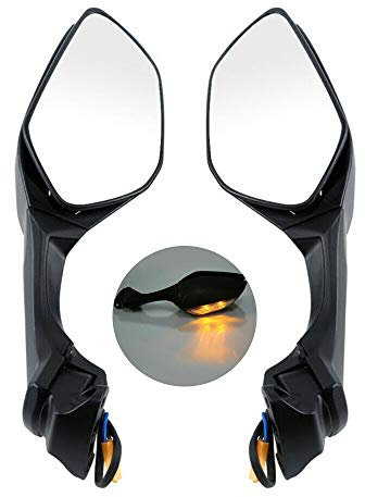 TCMT Rückansicht E49 Rückansicht E-Zeichen Seitenspiegel Spiegel Fit für Kawasaki Ninja ZX10R 2016-2020