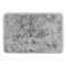 Schöner Wohnen Kollektion Badezimmerteppich 40 x 60 cm – sehr Flauschige Badematte Silber – waschbar und rutschhemmend