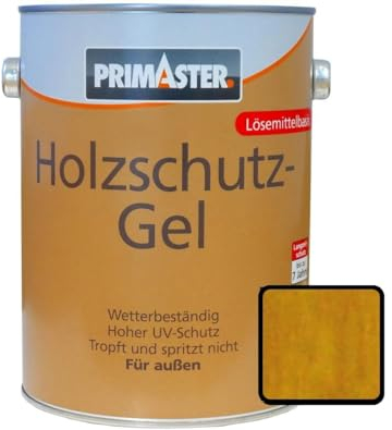 Primaster Holzschutzgel 750ml Kiefer Seidenmatt Wetterbeständig UV-Schutz