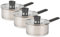 Russell Hobbs COMBO-6511 Saucepan Set, Excellence Collection Cooking Pots, Stainless Steel, Induction Casserole Pot Set, Pouring Lip, Ideal for Soups & Sauces, Mirror Polished Finish