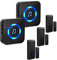 Door Alarm Sensor ChunHee Wireless Door Sensor Chime When Door Opens,Door Entry Alarm Chime for Business/Home/Kids,150M Range,5 Adjustable Volume Door Ringer Alert 3 Sensors + 2 Receiver