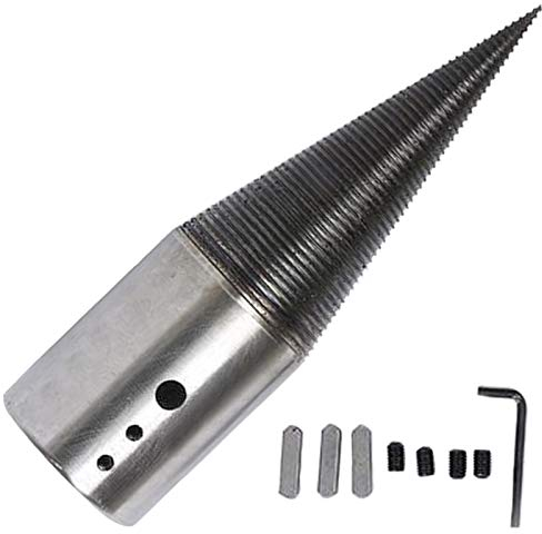 Holzspalter-Bohrer, Brennholz-Maschinen-Spaltbohrer, Holzkegel-Schraubendreher, Hochgeschwindigkeits-Breaker-Werkzeug Für Den Haushalt,100mm/38mm