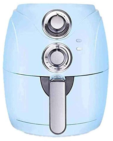 Capacité 2.5L Air Fryer Machine , Automatique des Ménages Hors Tension sans Fumée Air Fryer avec Minuterie Et Contrôle De La Température , Utile Bleu
