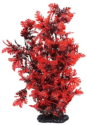 UKCOCO Plants Decor Aquarium Plants, 40cm Aquarium Plants Artificial Fish Tank Plants Fish Tank Ornament for Aquarium Decoration