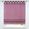 ESLIR Raffrollo mit Schlaufen Leinen Raffgardine Landhaus Schlaufenrollo Halbtransparent Küche Gardinen 1 Stück BxH 100x140cm Violett