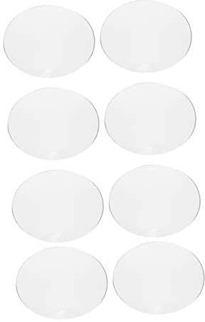 Baluue Lot de 10 Coupelles De Chimie en Verre pour Expériences en Laboratoire Verre De Montre Rond