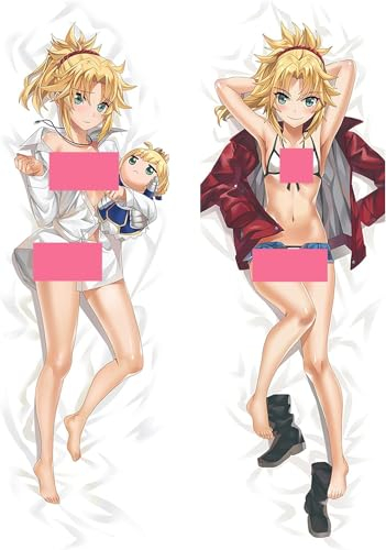 RuiHao Anime Kissenbezug Manga Kissenhülle Für Uncensored Hentai Waifu Manga,Anime Pillowcase Digitaler Doppelseitiger Druck Kissenbezug,Seitenschläferkissen Bezug,Bedding Umarmungskissen Bezu
