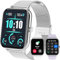 Betatree Smartwatch Donna Uomo con Chiamata e WhatsApp, 1,85 Orologio Automatico Digitale Fitness Contapassi, 120+ Modalità Sportivo Android iOS Smart Watch con Monitor Sonno/Frequenza Cardiaca