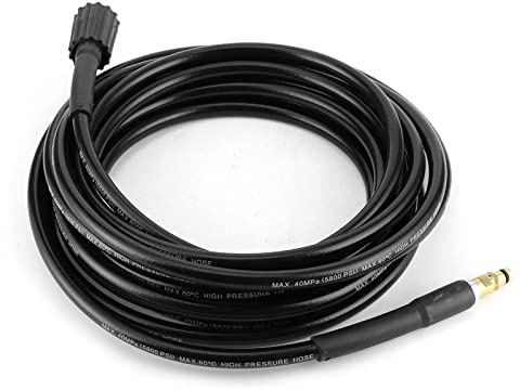 Washer Hose Kit, 40MPa/5800PSI Auto Washer Hose High Pressure Water Cleaning Rubber Pipe Fit for K2 (New Version), 10 Meters/32.8ft