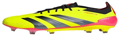 Adidas Predator Elite - Tacos de fútbol para terreno firme, Team Solar Yellow 2 Core Black Solar, 42 2/3 EU
